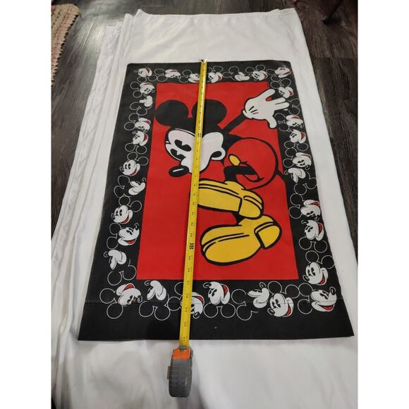 Disney Mickey Mouse Pillow Case Double Sided VTG 90s Kidcore Nostalgia Graphic - Picture 5 of 7
